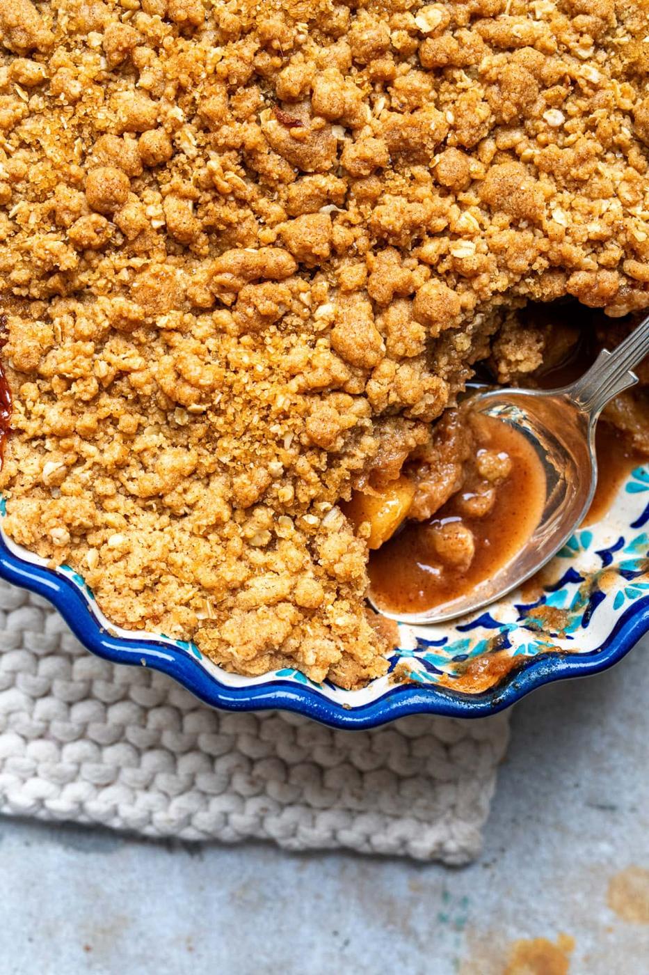 Air Fryer Apple Crumble