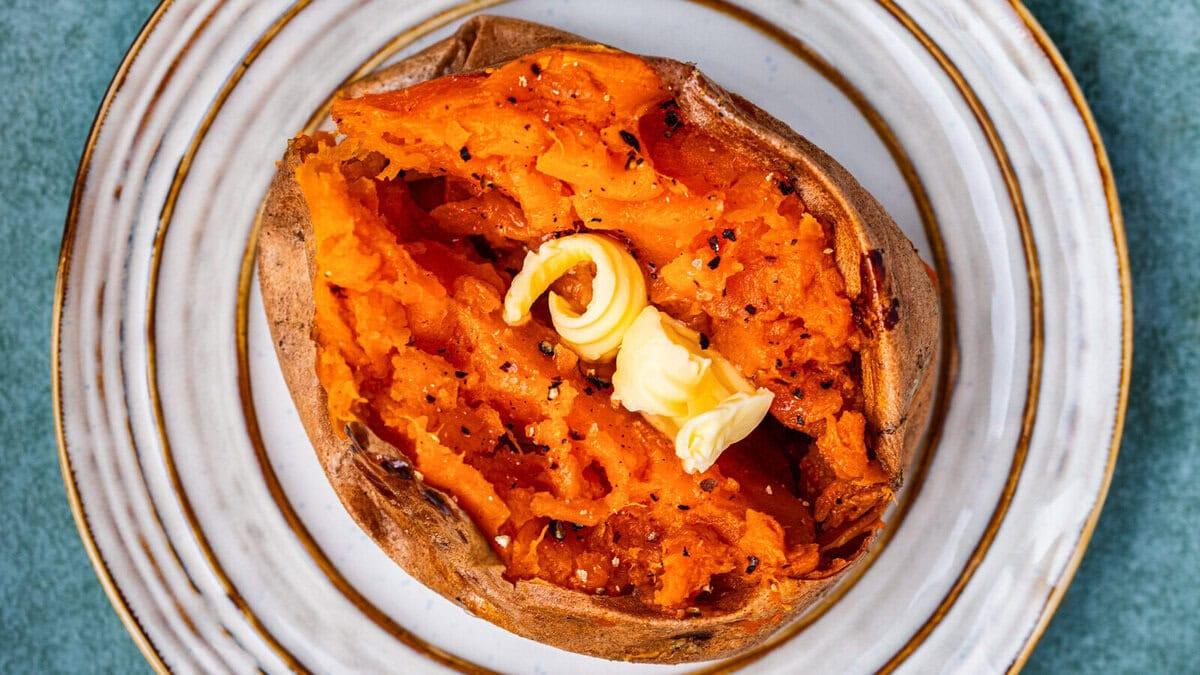 Air Fryer Baked Sweet Potato