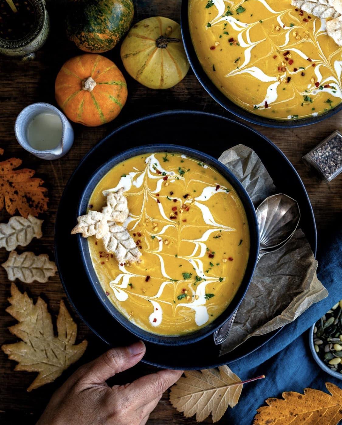Air Fryer Butternut Squash Soup