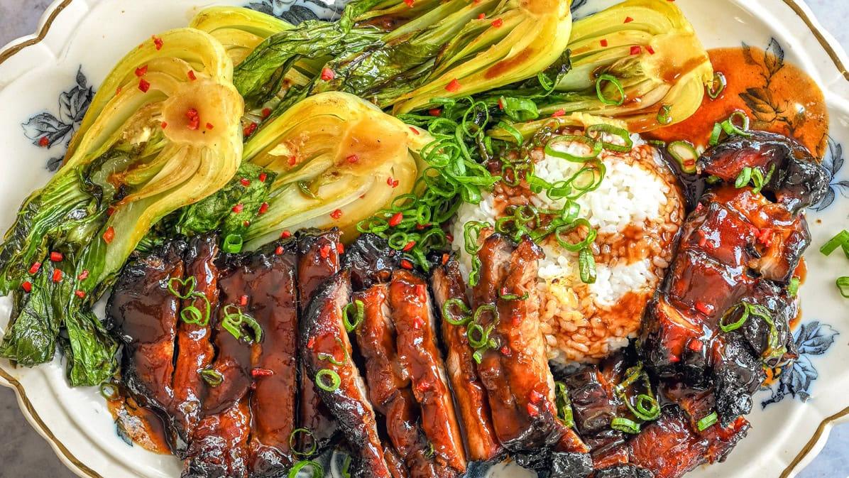 Air Fryer Char Siu Pork Belly (Chinese BBQ Pork)