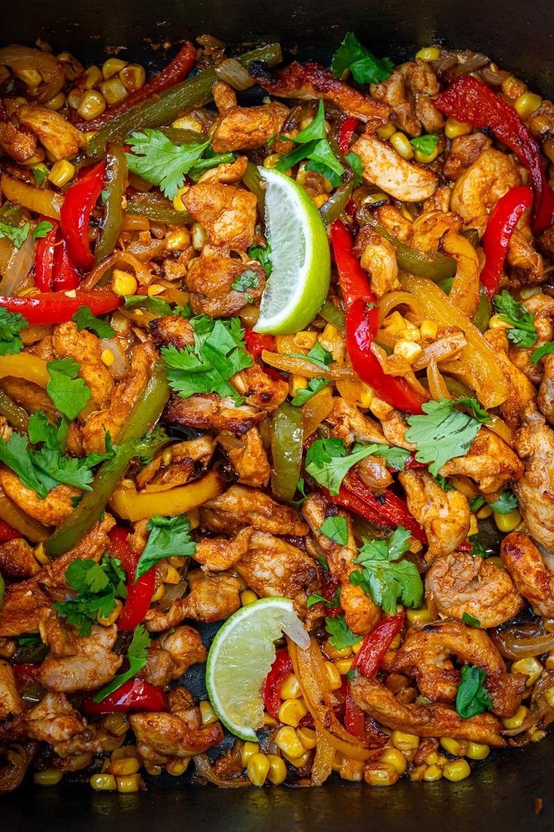 Air Fryer Chicken Fajitas