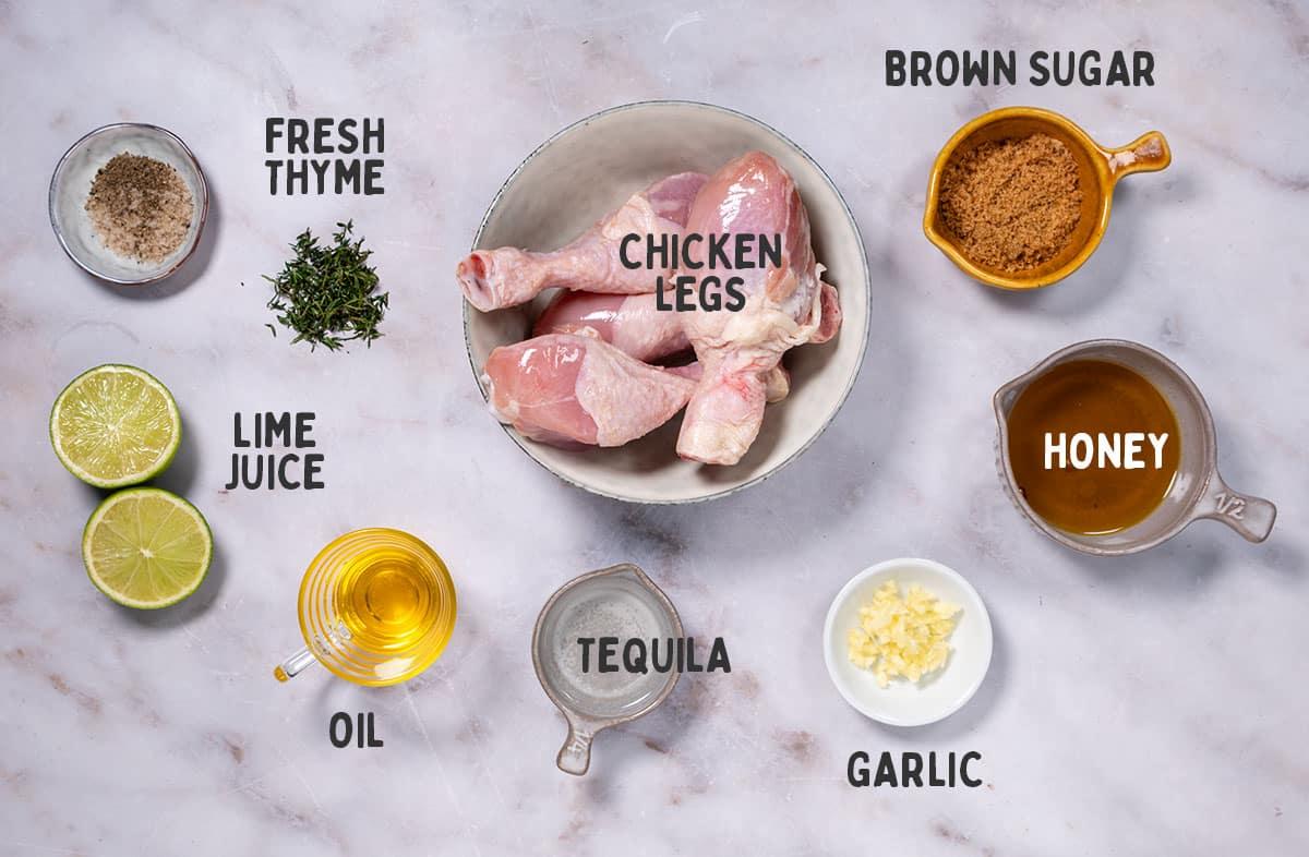 ingredients for air fryer chicken legs