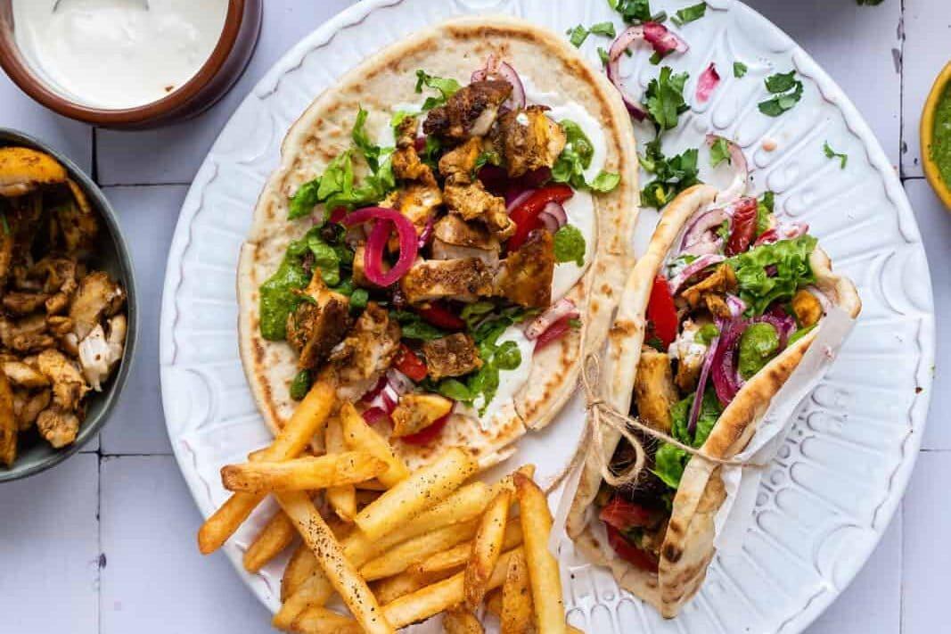 Air Fryer Chicken Shawarma