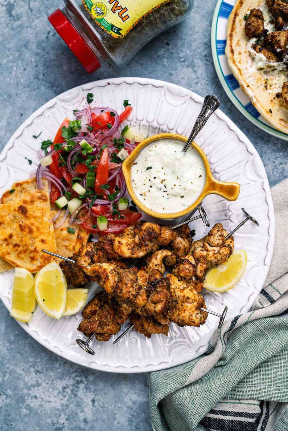 Air Fryer Chicken Souvlaki