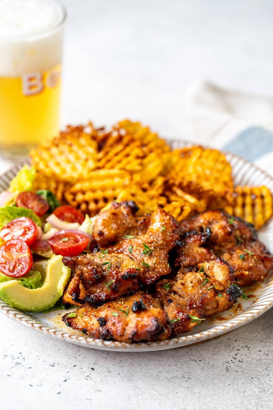 Air Fryer Chicken Thighs (Skinless and Boneless)