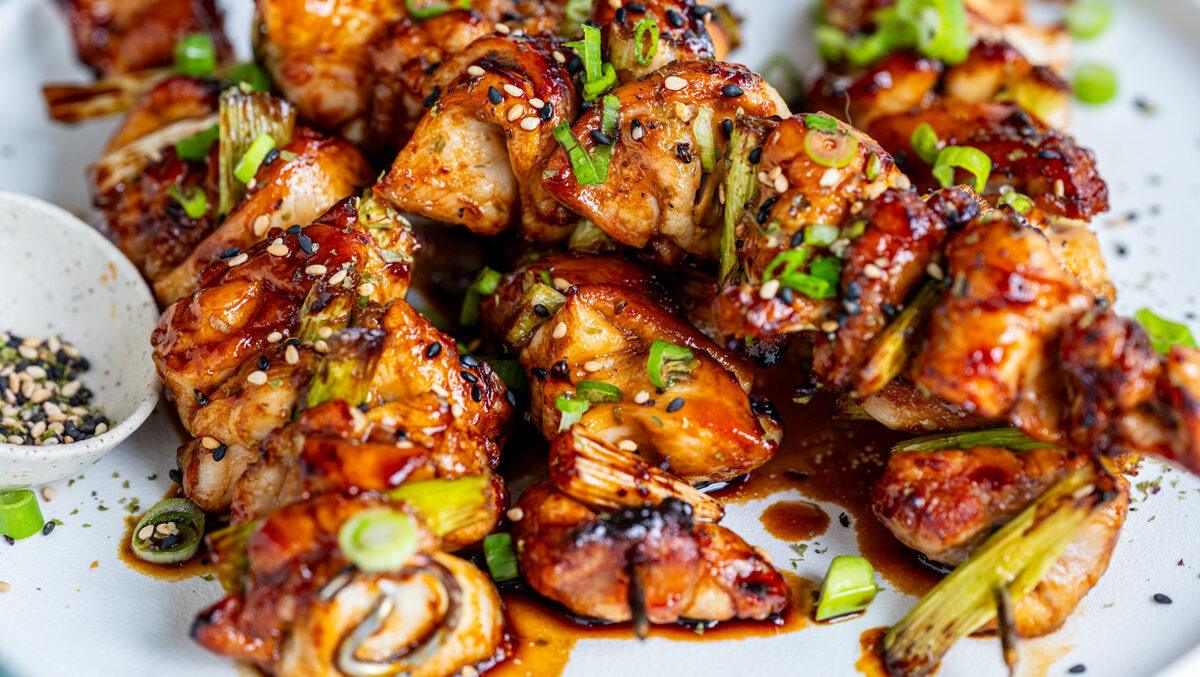 Air Fryer Chicken Yakitori
