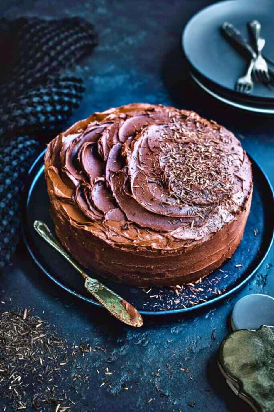 Air Fryer Chocolate Cake