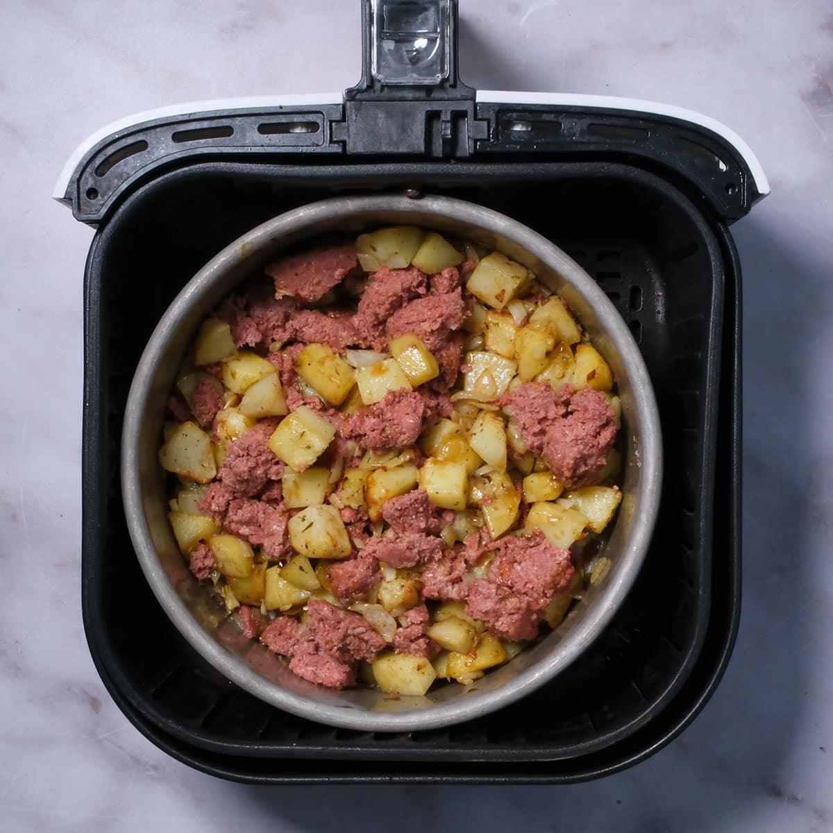 corned beef has in an air fryer
