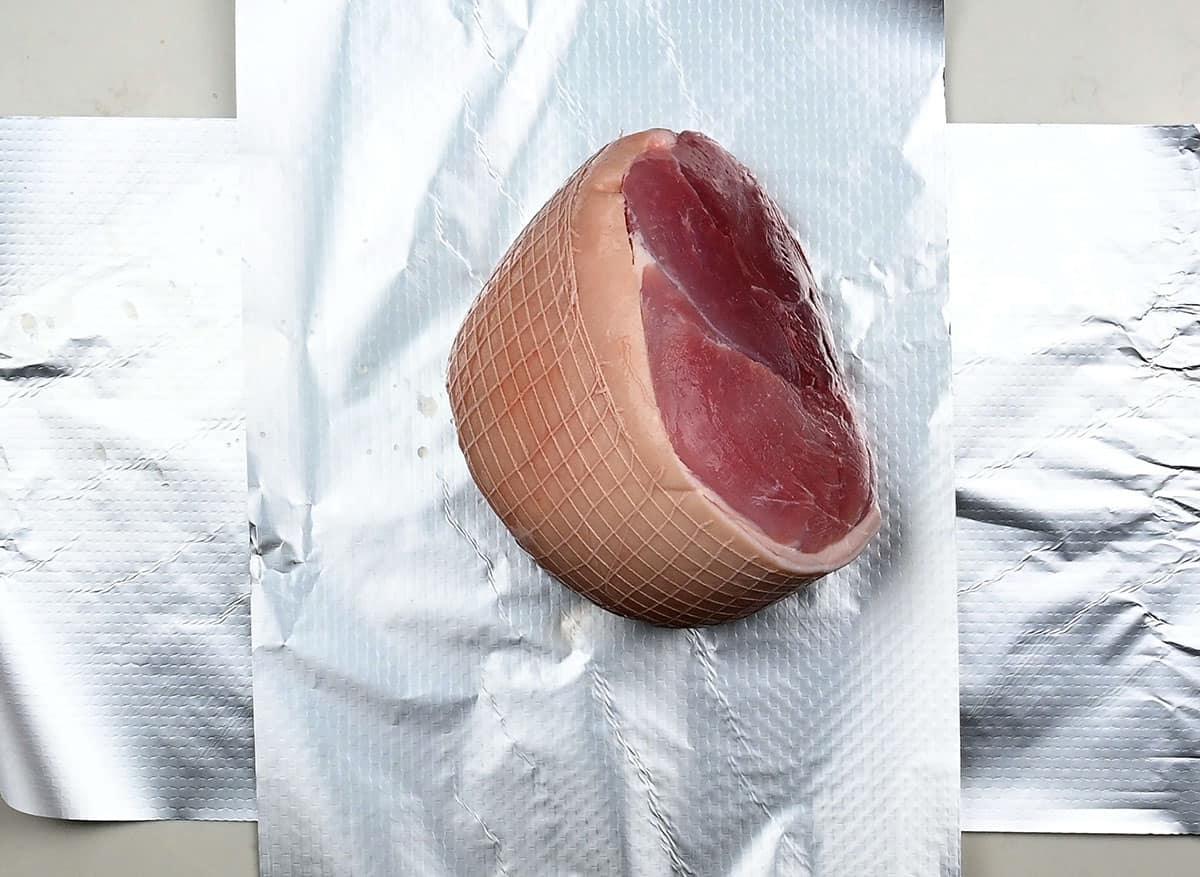 Gammon joint on top of foil