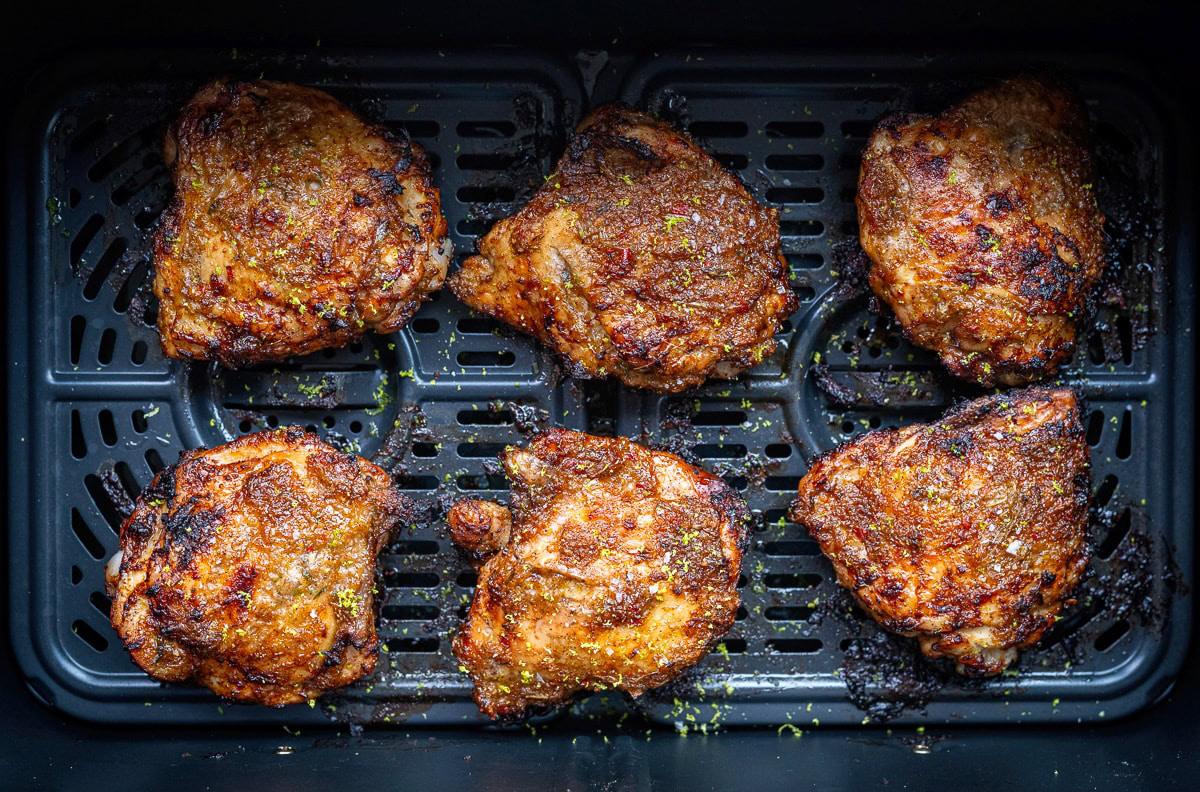 Air Fryer Jerk Chicken Thighs