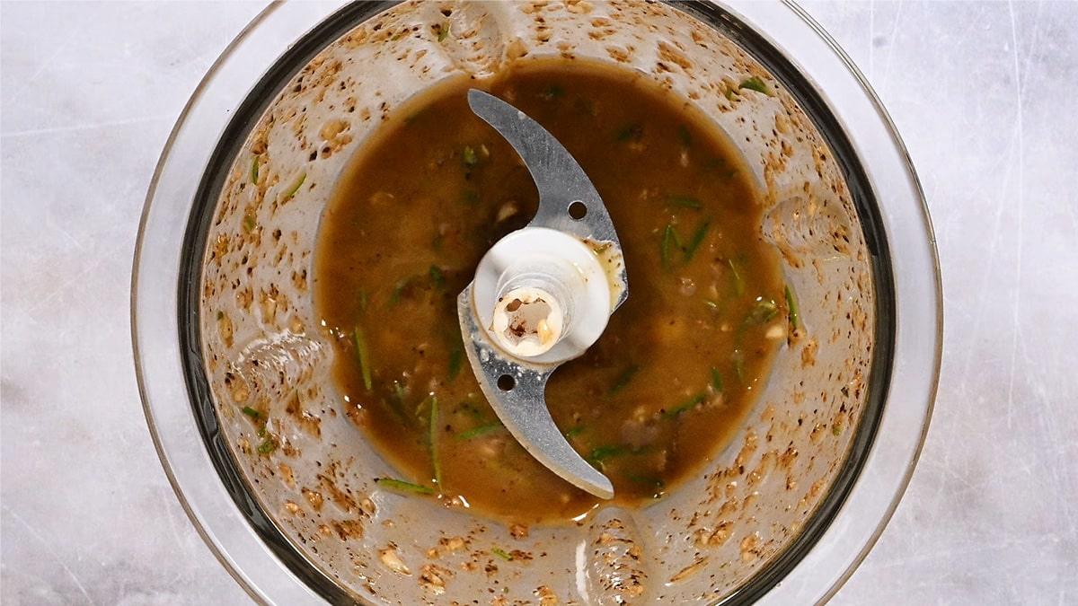 marinade for lamb in a mini chopper