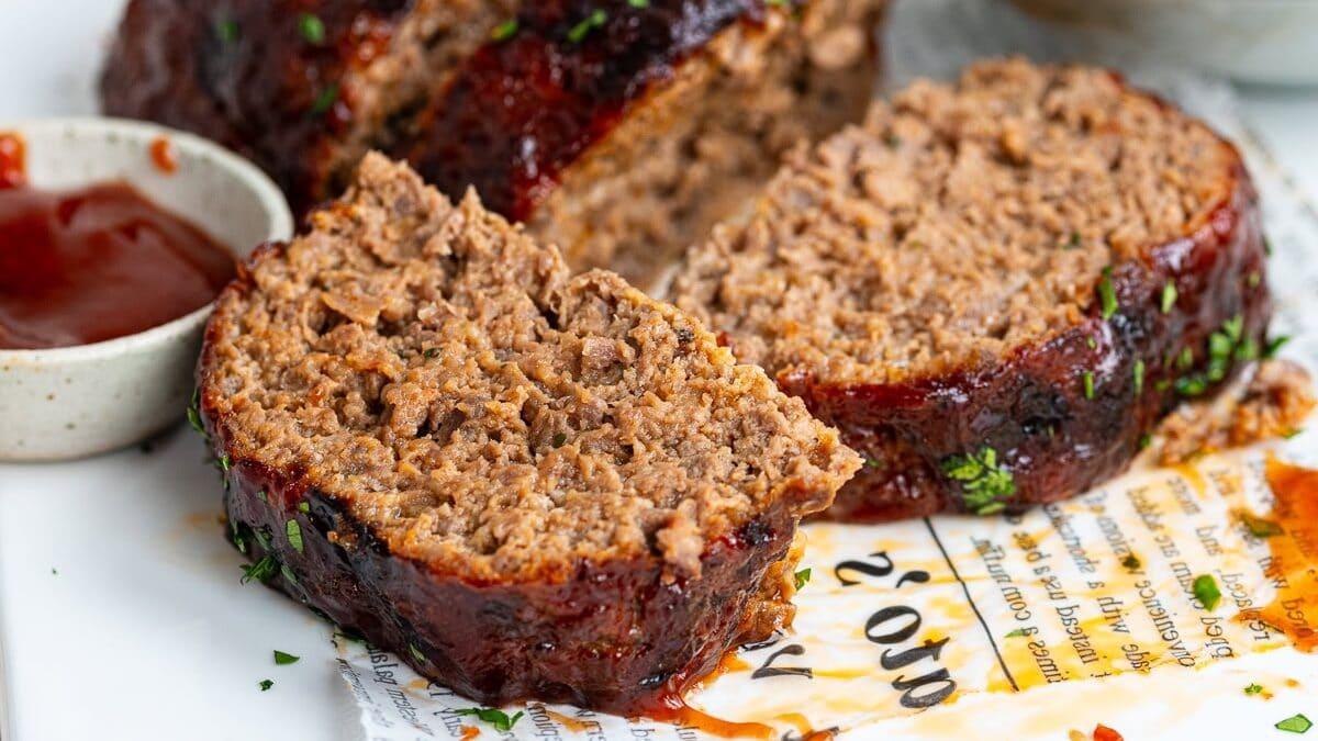 Air Fryer Meatloaf (Juicy and Tender!)