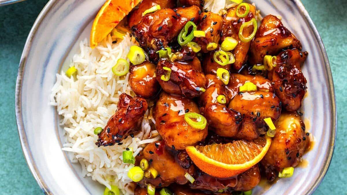 Air Fryer Orange Chicken