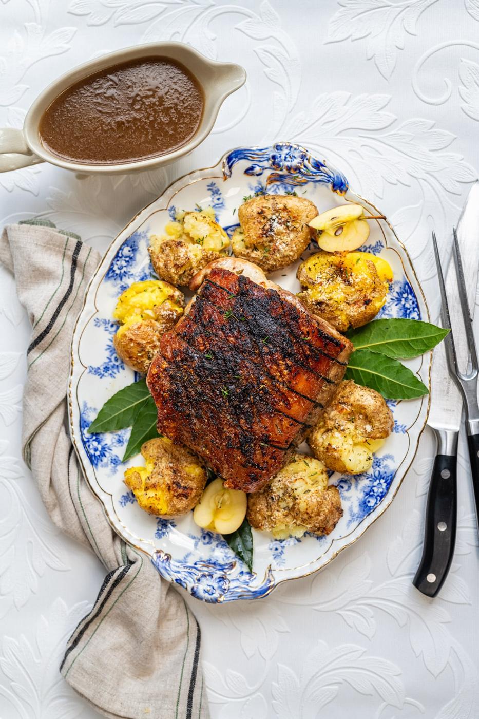 Air Fryer Pork Shoulder with Crackling