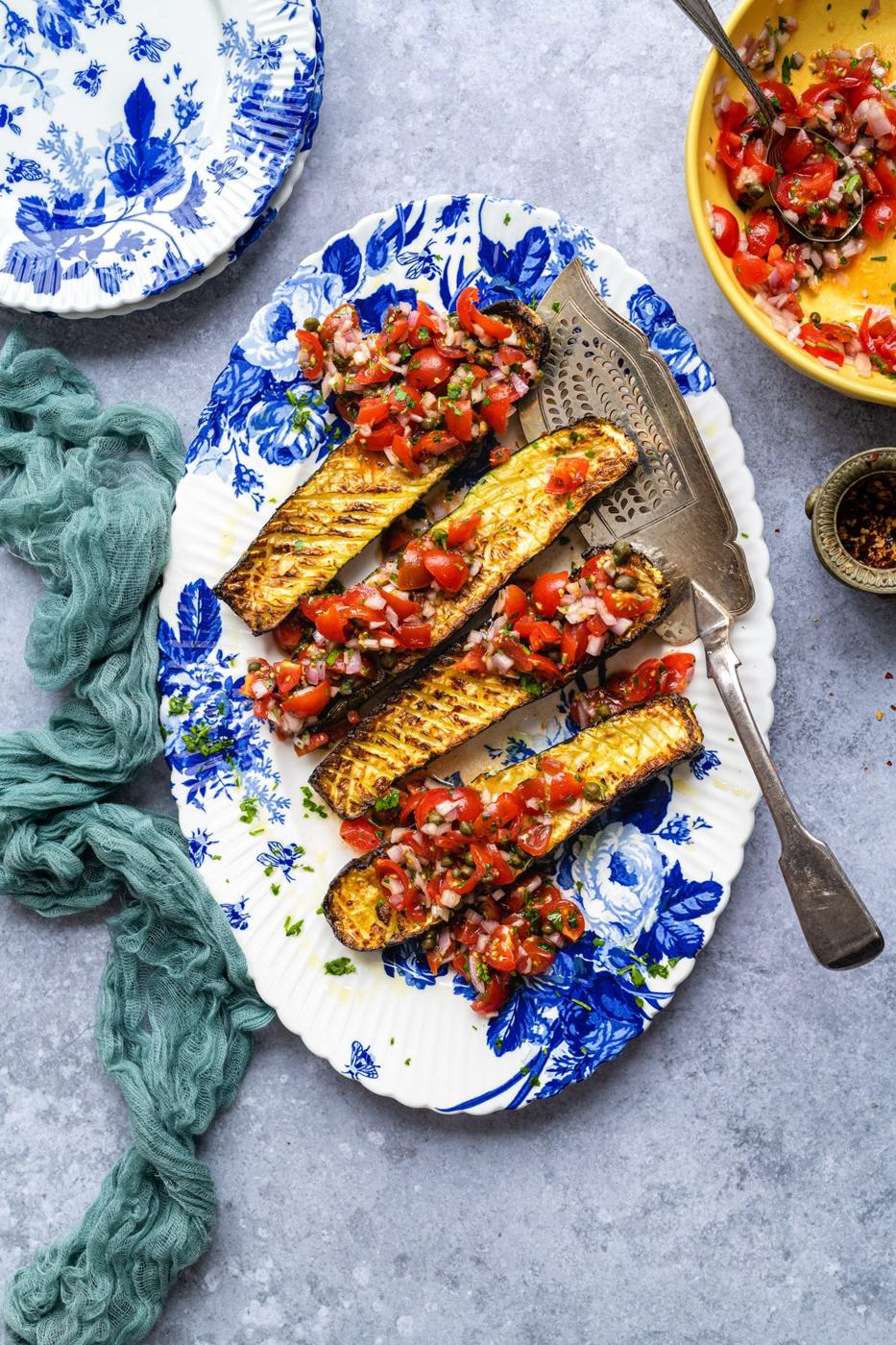 Air Fryer Roasted Zucchini