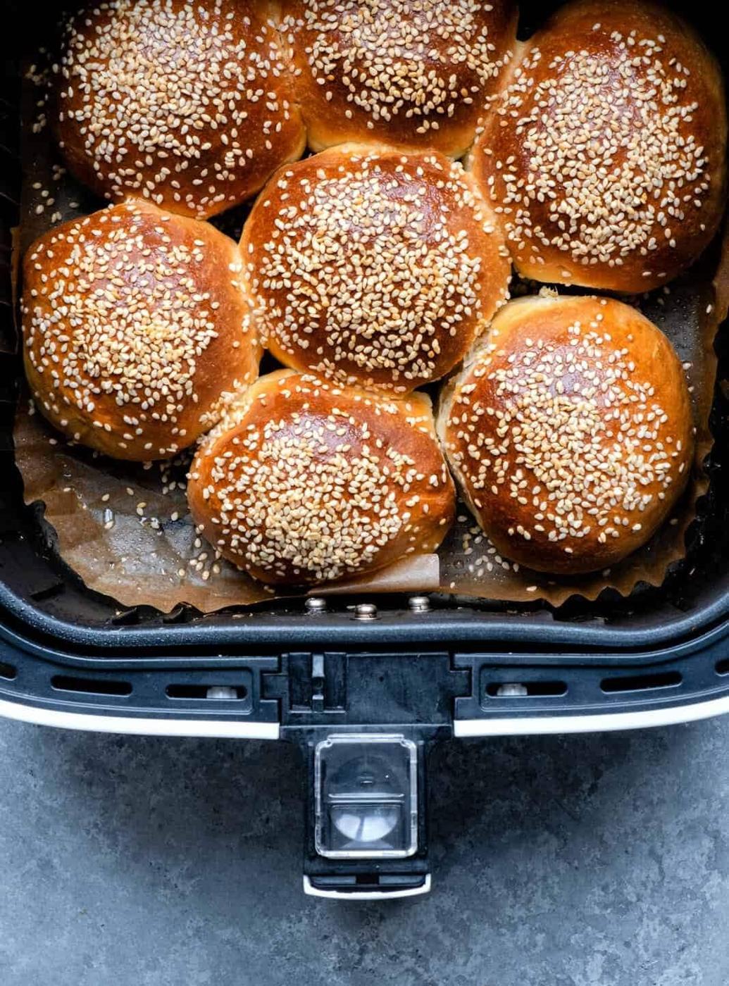 Air Fryer Dinner Rolls (Soft and Fluffy!)