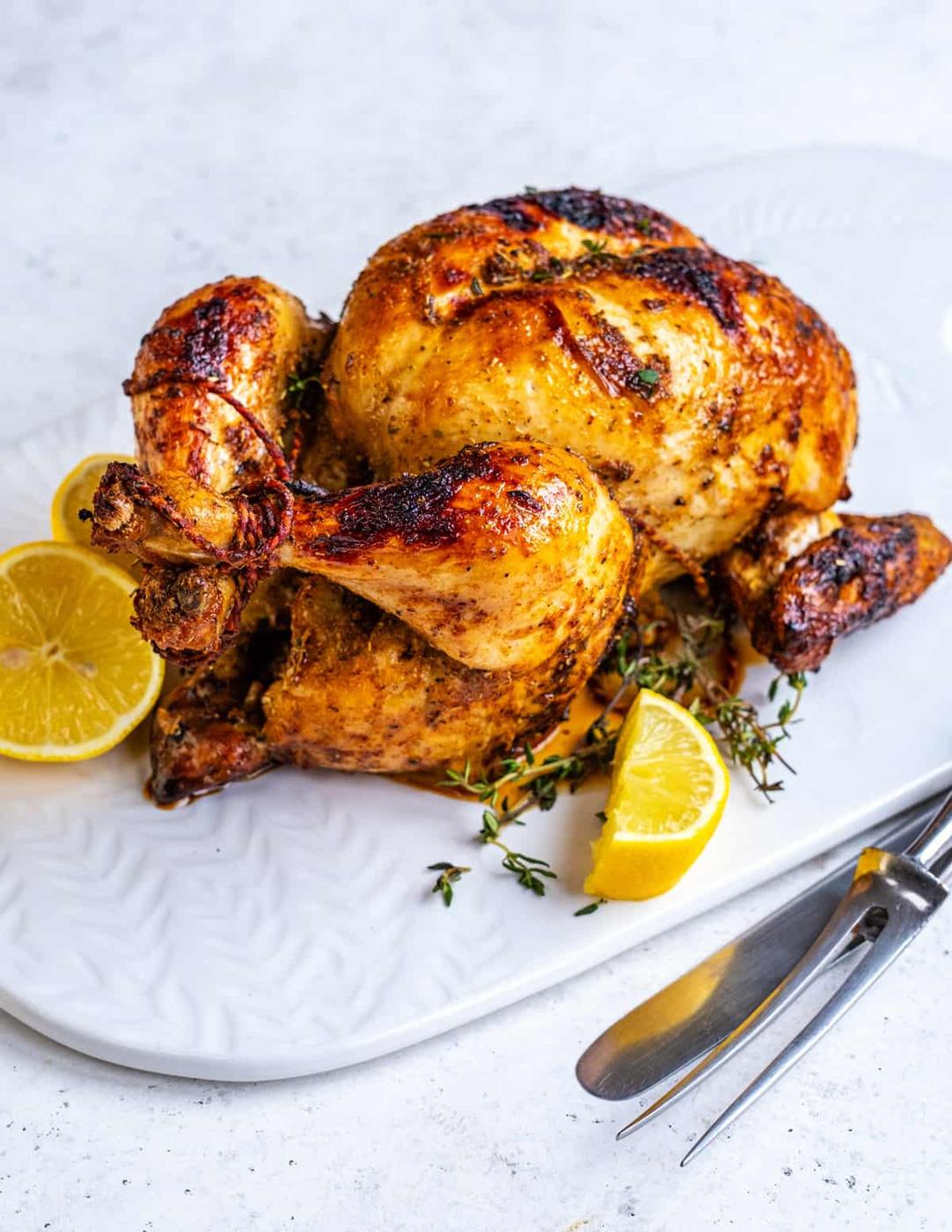 Air Fryer Rotisserie Chicken