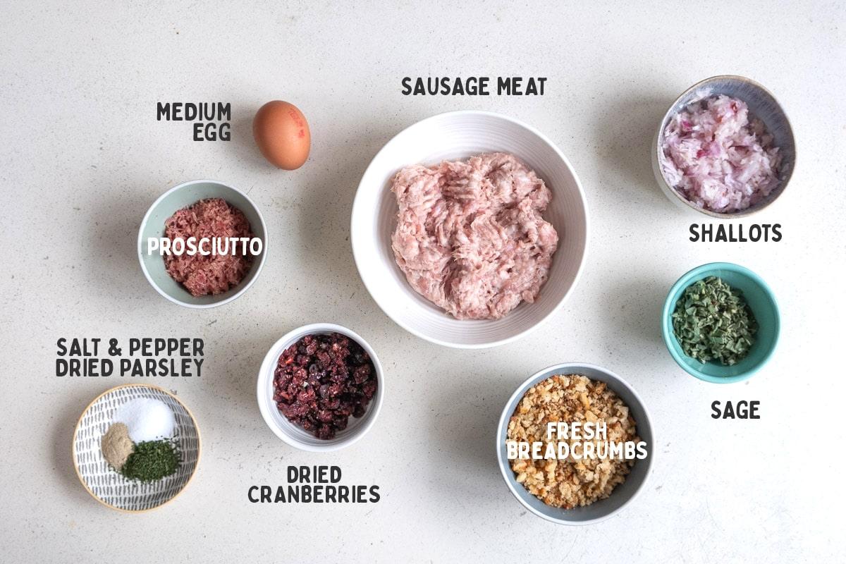 stuffing ball ingredients