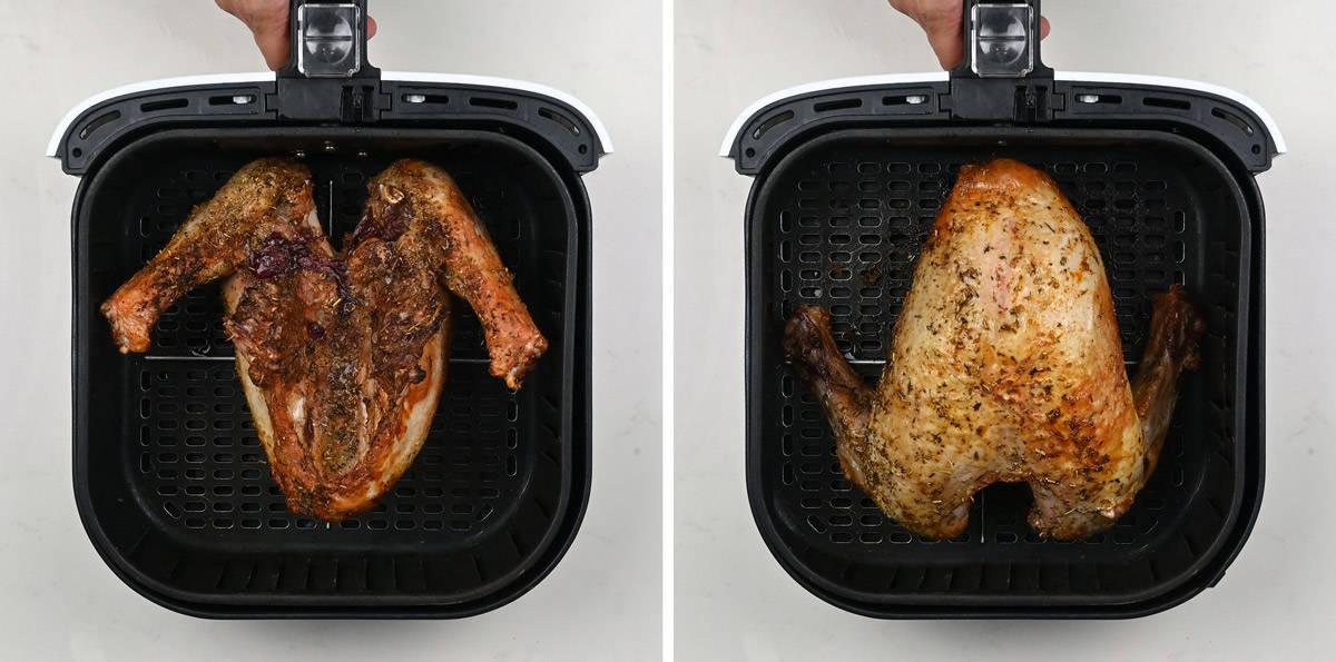 Turkey crown in an air fryer