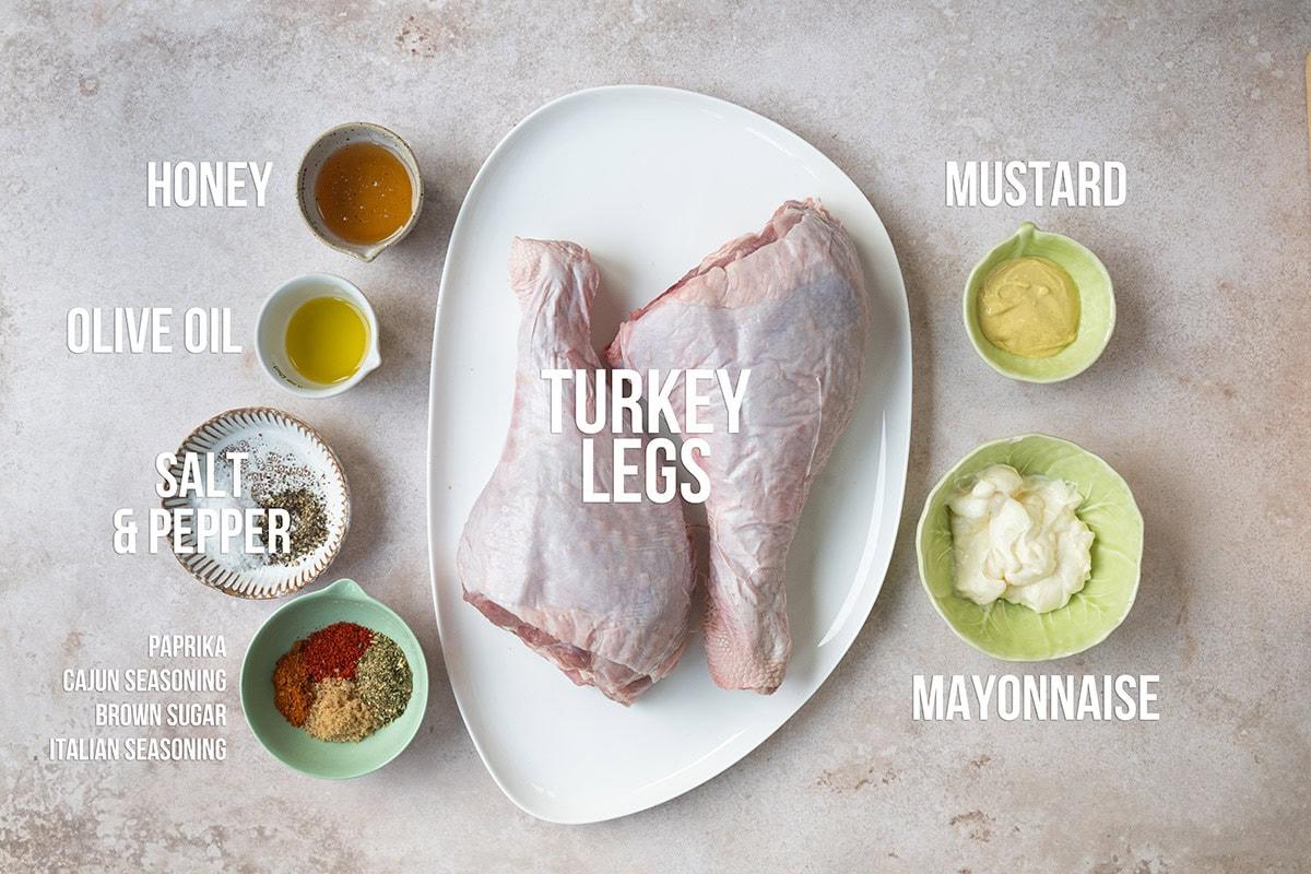 ingredients for turkey legs in air fryer