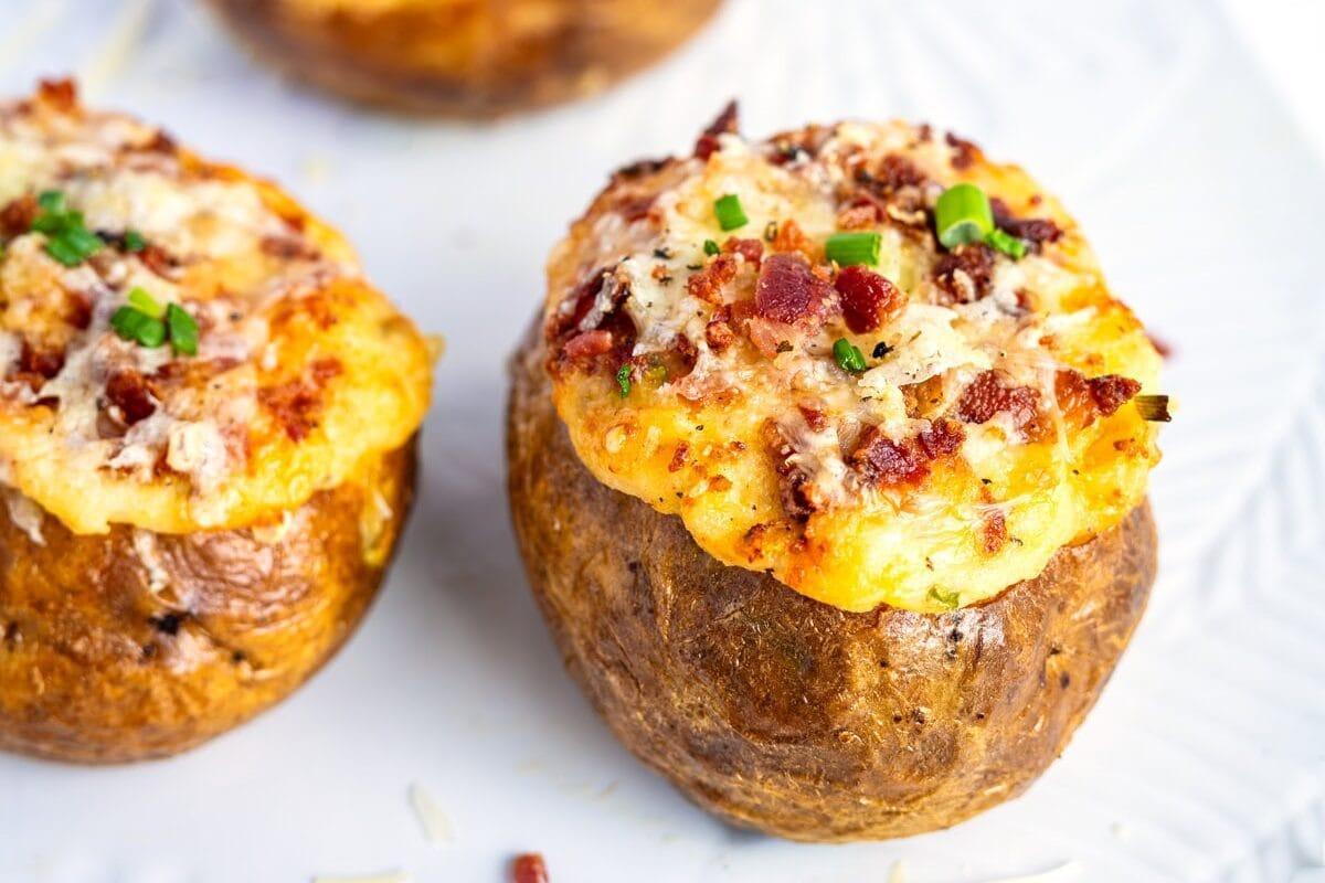 Air Fryer Twice Baked Potatoes