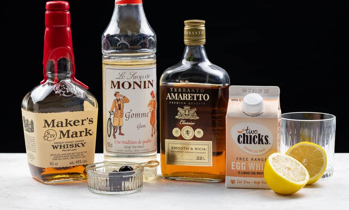 Amaretto Sour ingredients