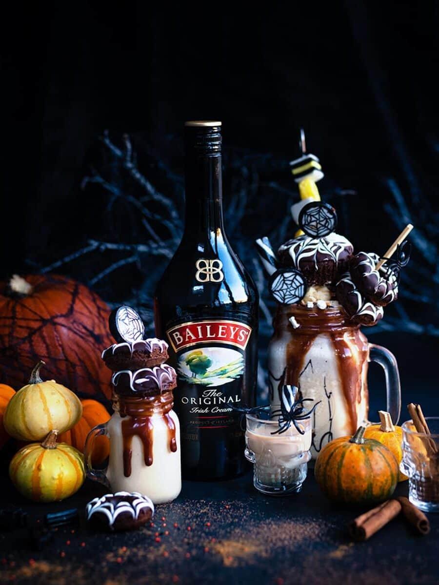 Baileys freakshake with many toppings