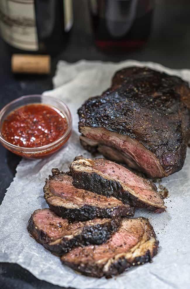 BBQ Marinated Butterflied Leg of Lamb