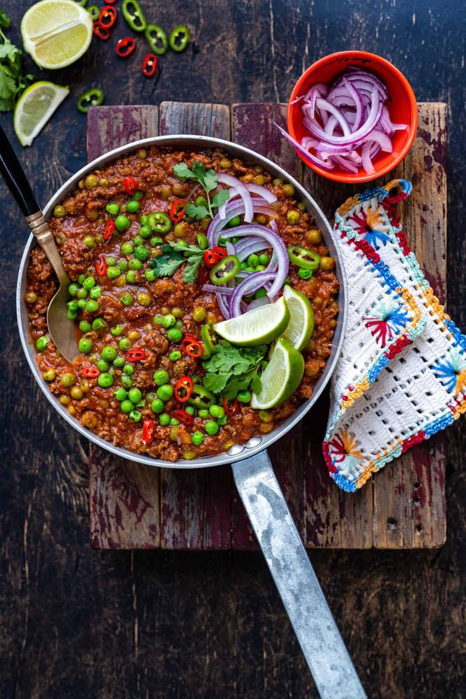 Ground Beef Curry (Keema Matar)