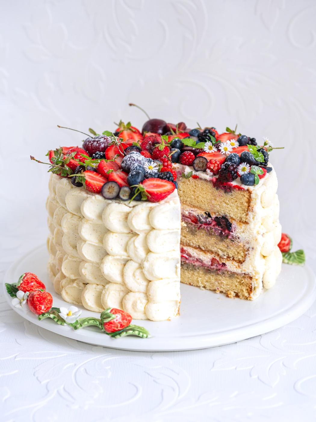 Berry Chantilly Cake