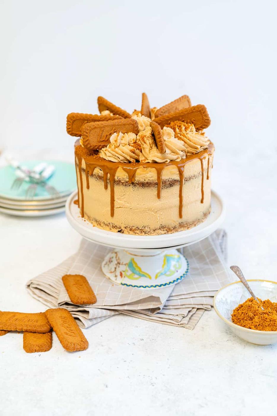 Biscoff Cake with Cookie Butter Buttercream