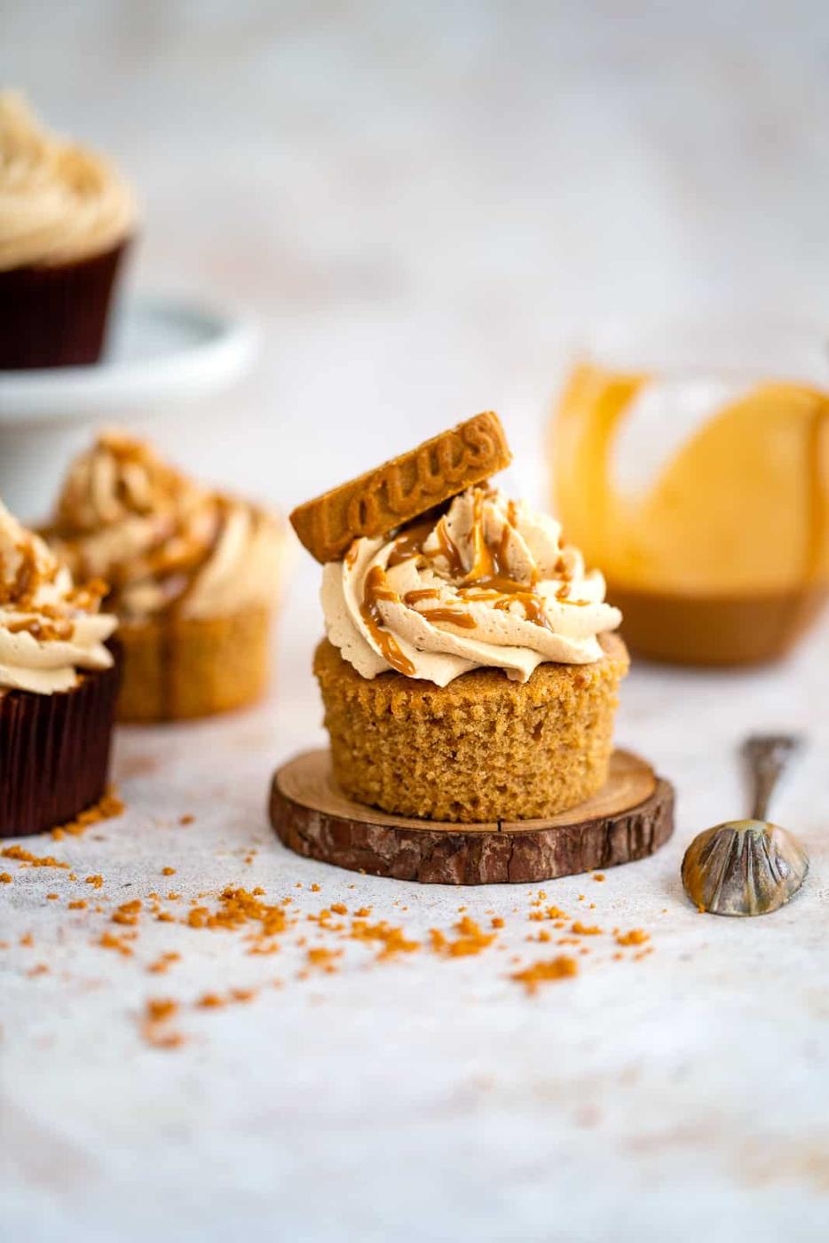 Simply the BEST Biscoff Cupcakes!