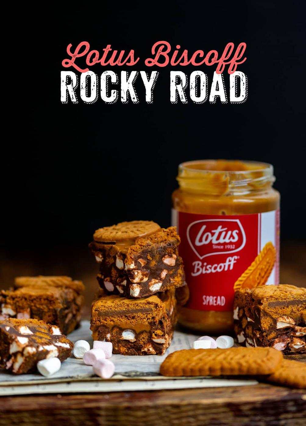 Biscoff Rocky Road