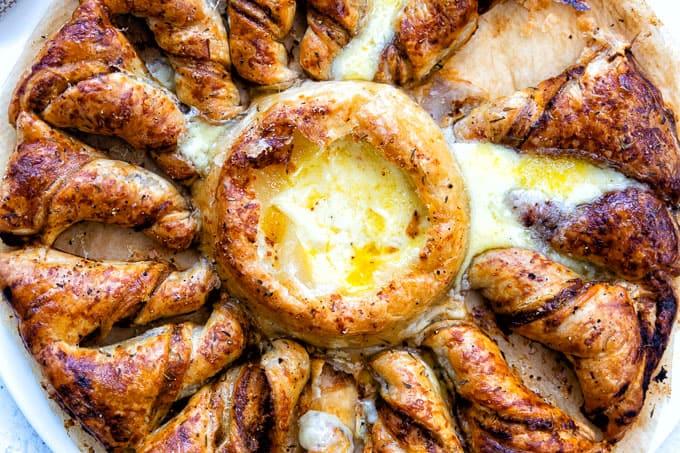 Brie in Puff Pastry ‘Tarte Soleil’