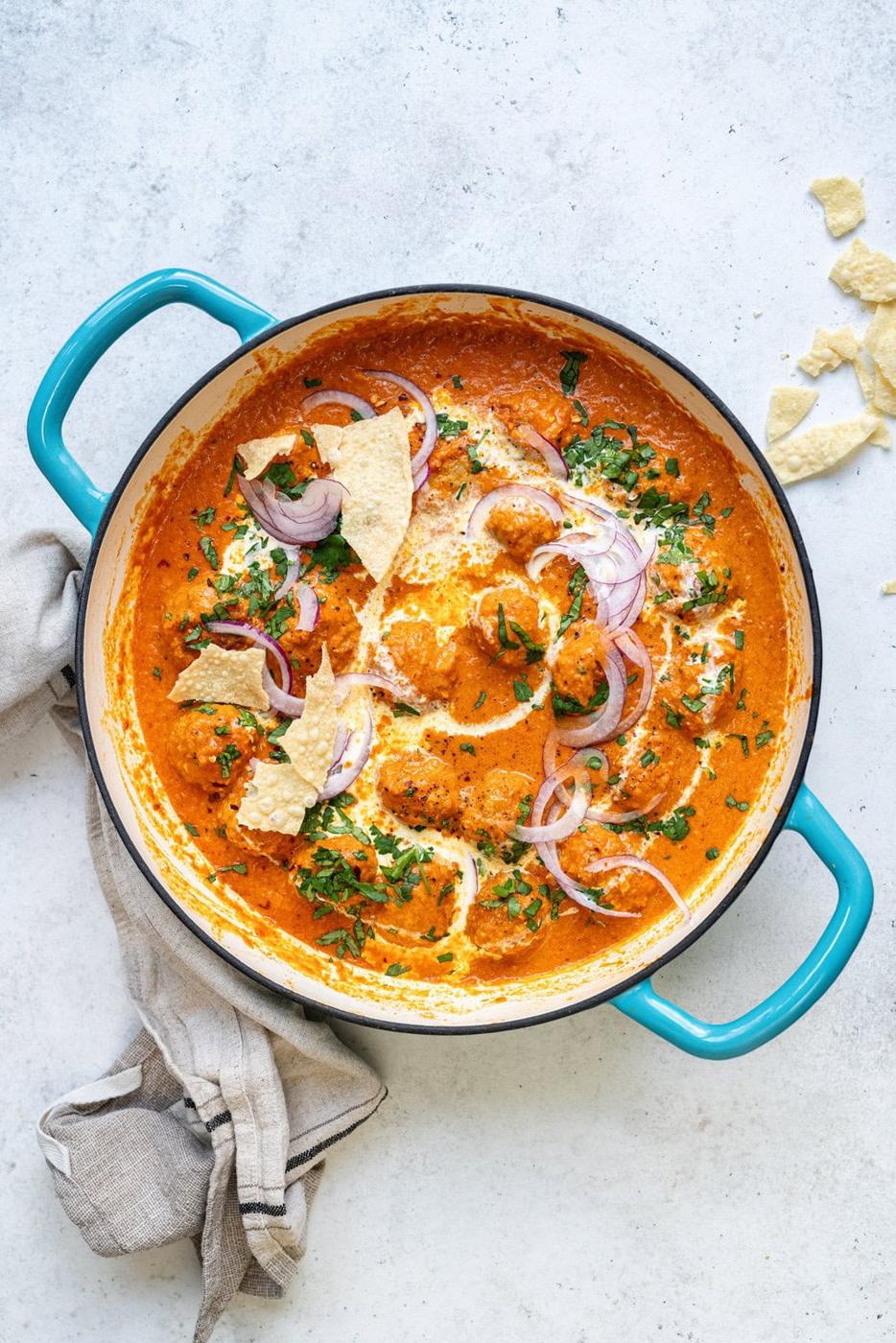 Butter Chicken Meatballs
