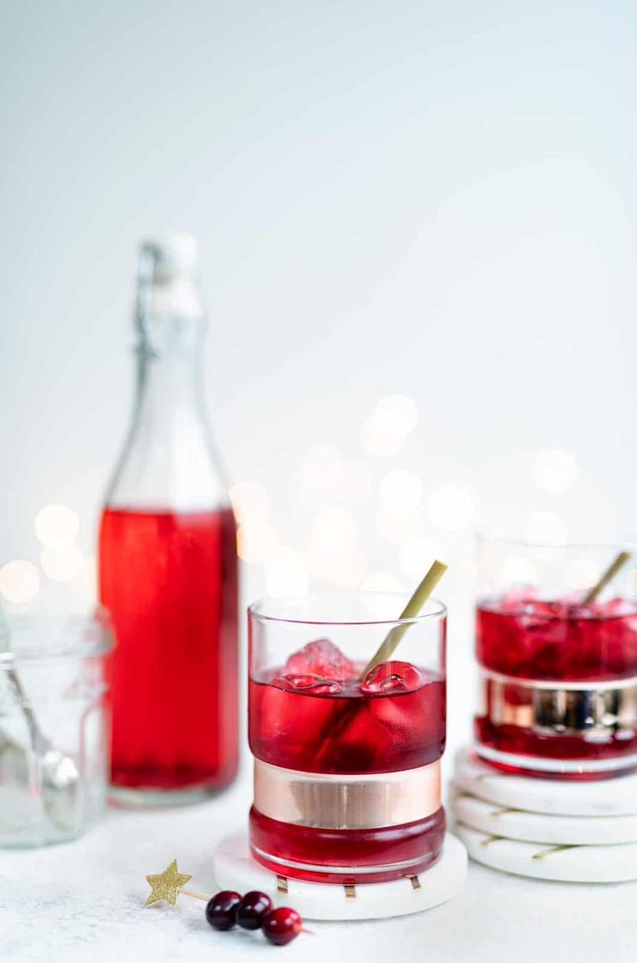 Cape Cod Drink (Vodka Cranberry) served over ice in a rocks glass