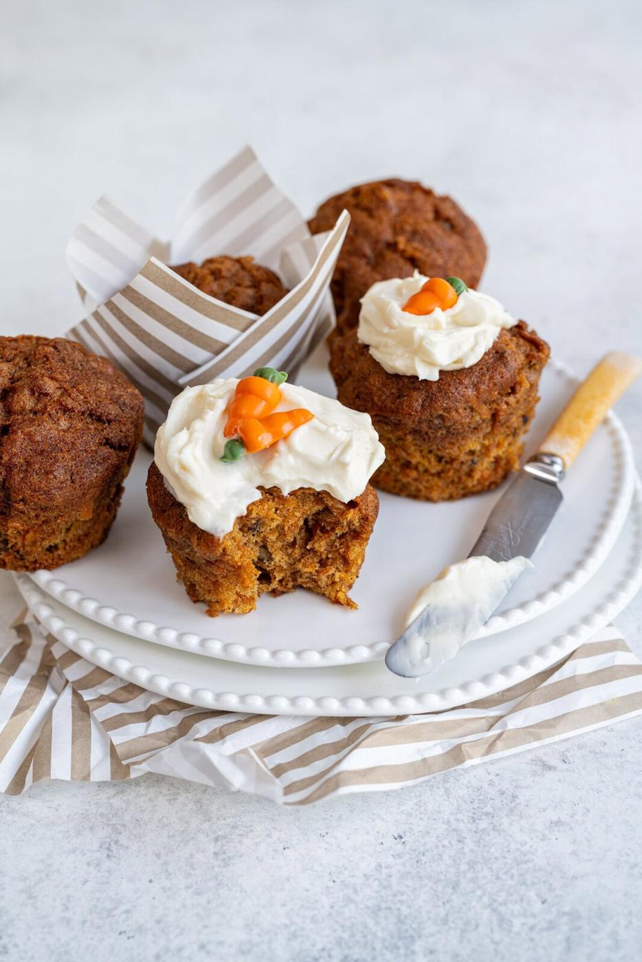 Carrot Cake Muffins (Oven or Air Fryer!)