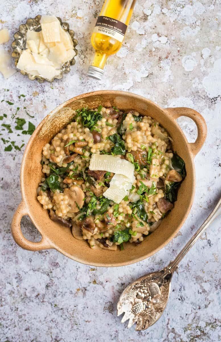 Pearl Couscous Risotto