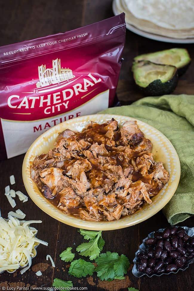 bowl of pulled pork