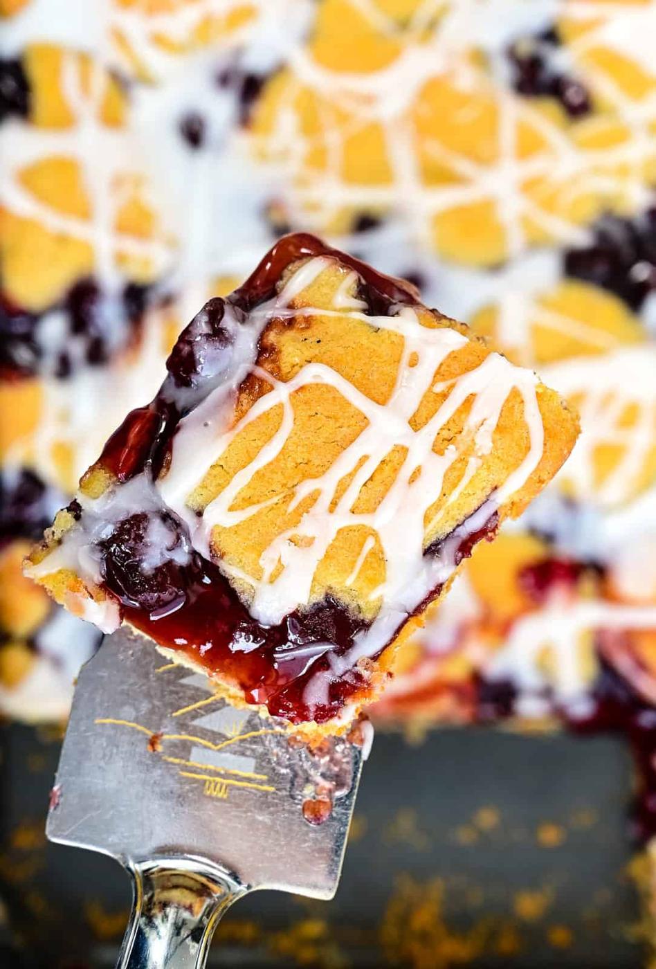Cherry Pie Bars (Cherry Kuchen Bars)