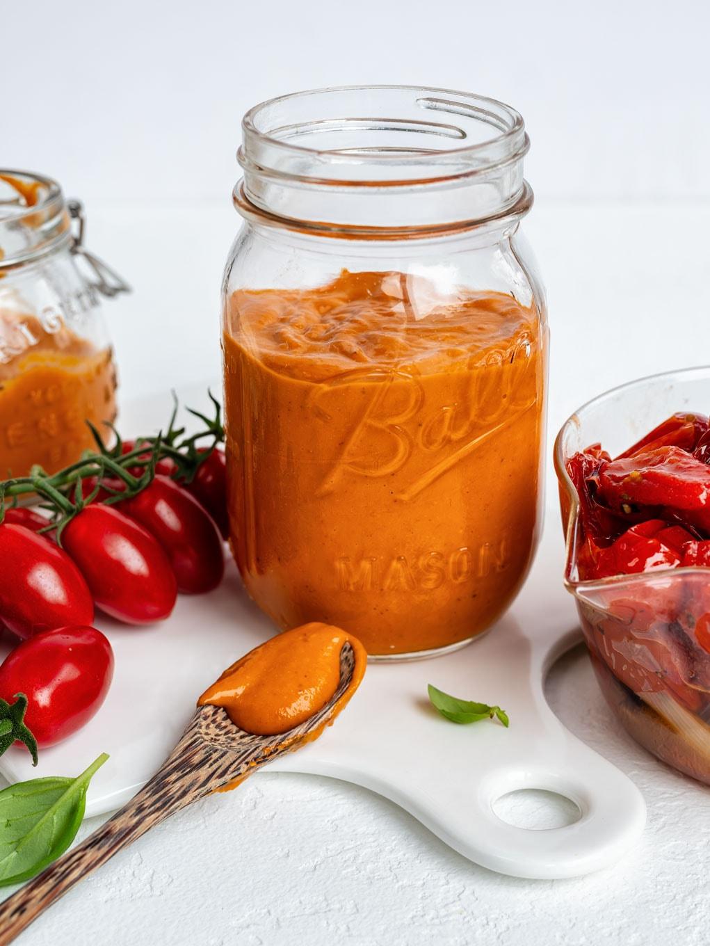 Roasted Cherry Tomato Sauce (Air Fryer or Oven)