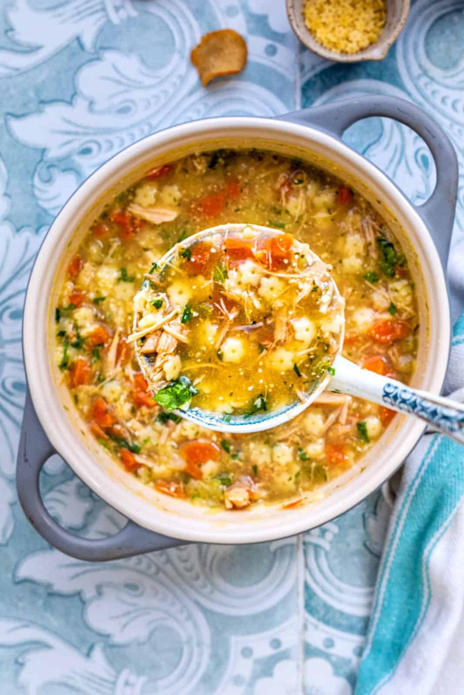 Italian Chicken Soup with Pastina