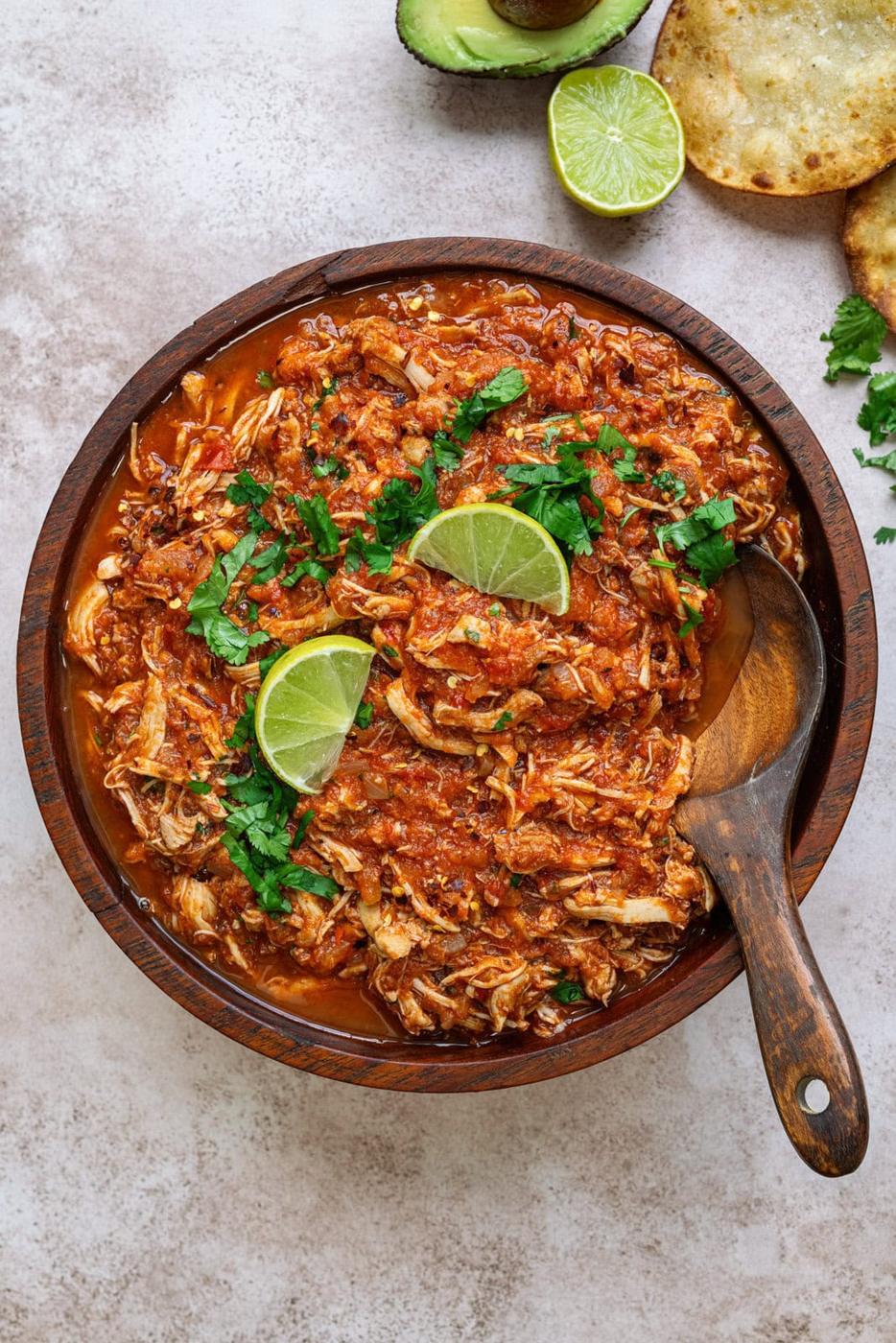 Chicken Tinga (Mexican Shredded Chipotle Chicken)