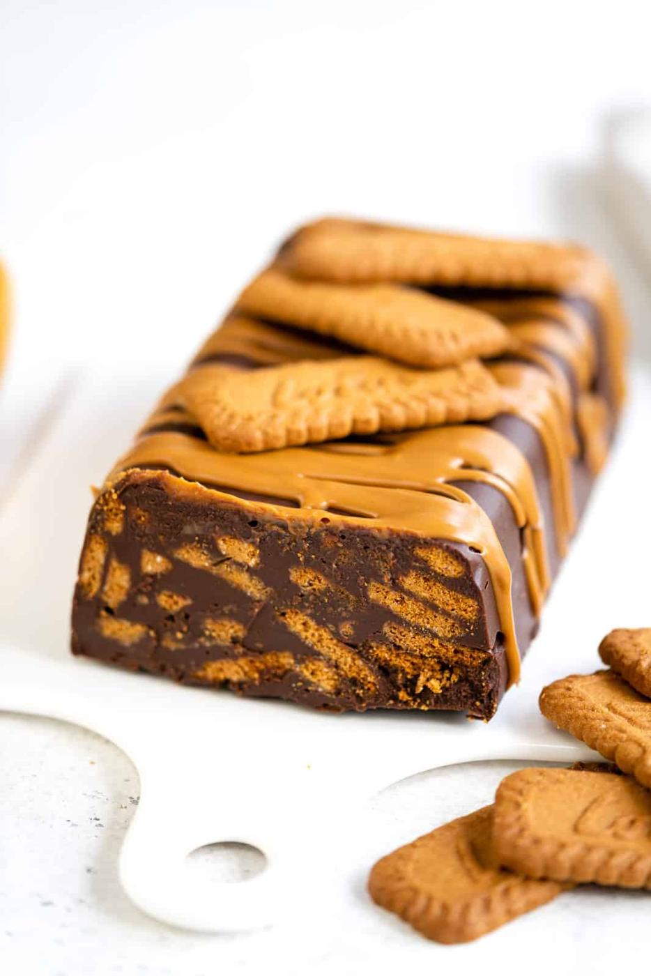 Biscoff Chocolate Biscuit Cake