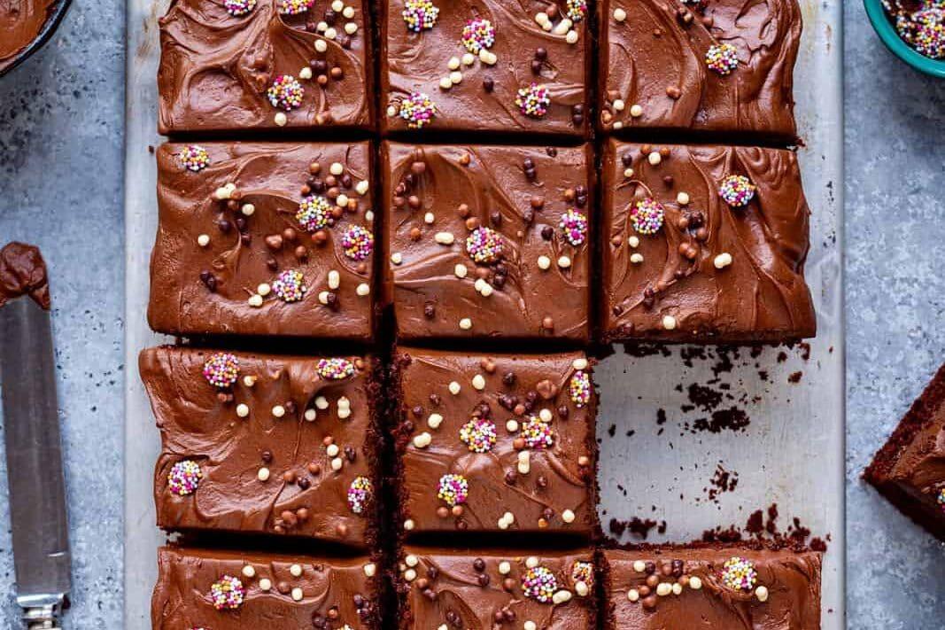 Easy Chocolate Cake Traybake