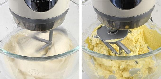 Making mock Swiss buttercream in a stand mixer