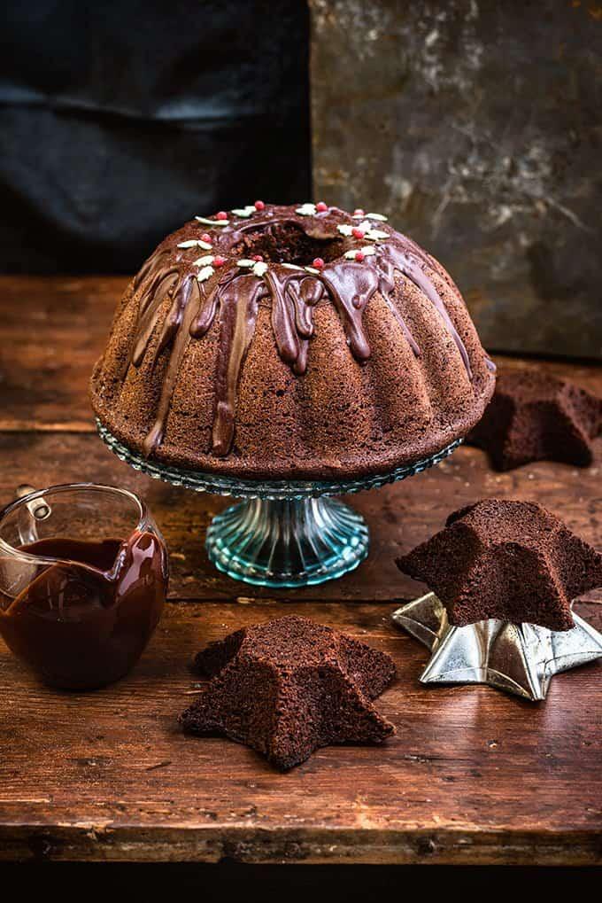 Chocolate Gingerbread Bundt Cake