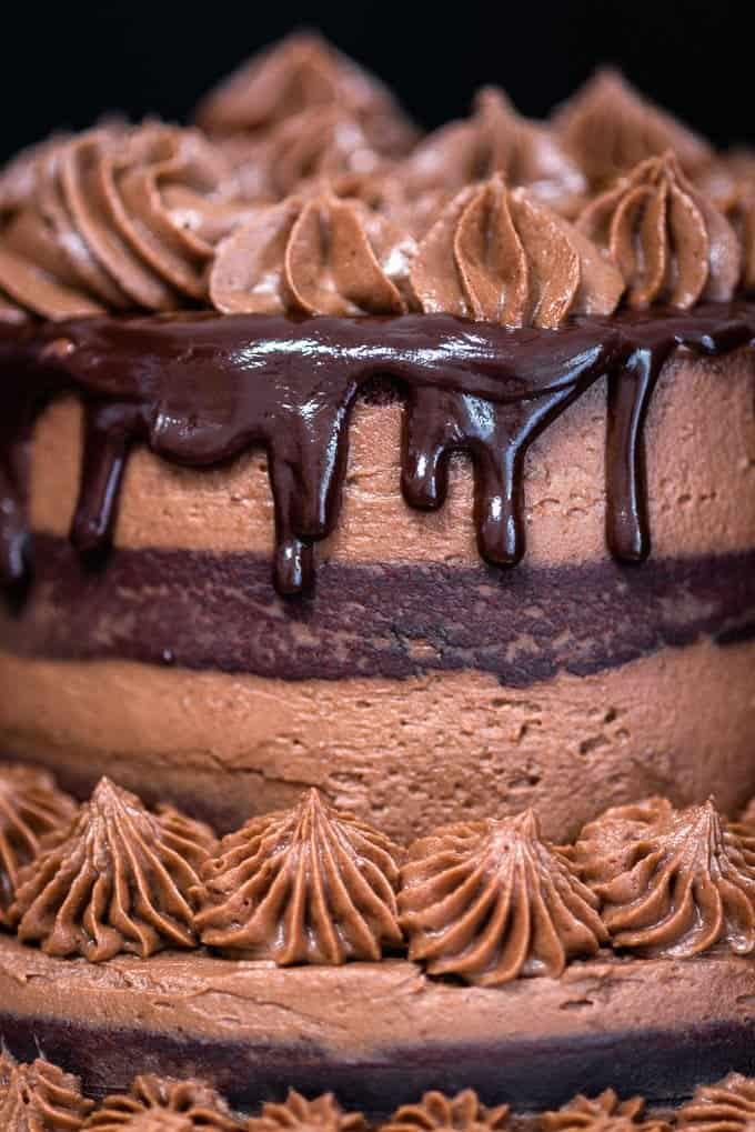 Chocolate Pinata Cake with Chocolate, Chestnut and Mascarpone frosting.