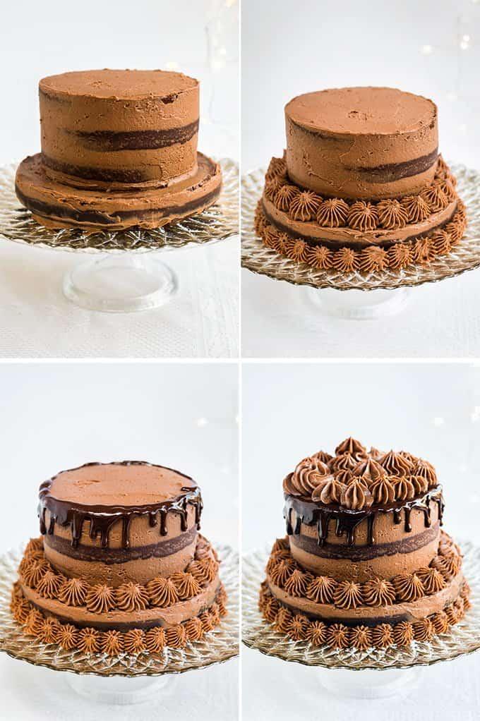 Chocolate Pinata Cake with Chocolate, Chestnut and Mascarpone frosting