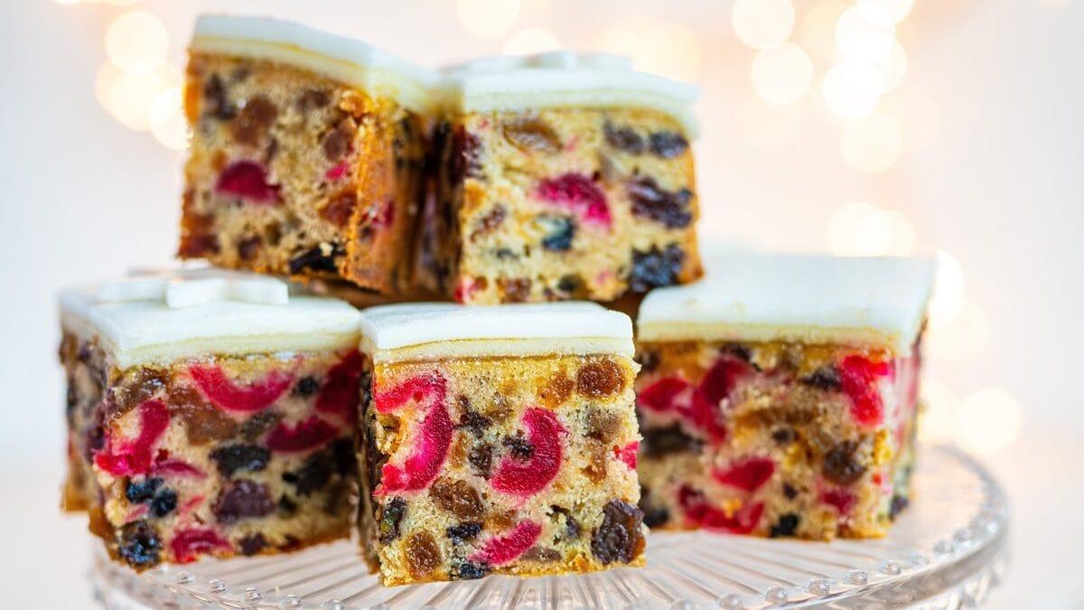 Christmas Cake Bites